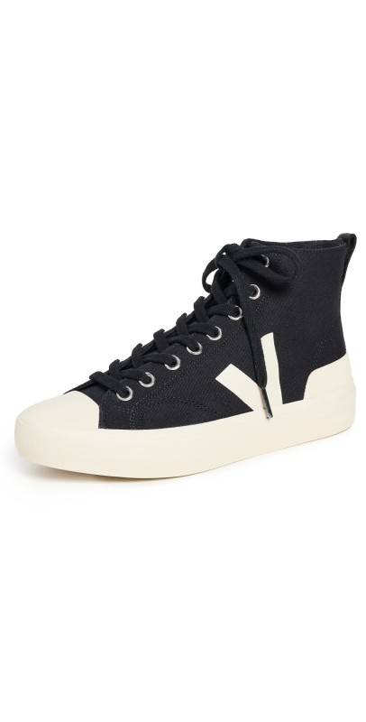 Veja Wata II High Top Sneakers Black Pierre