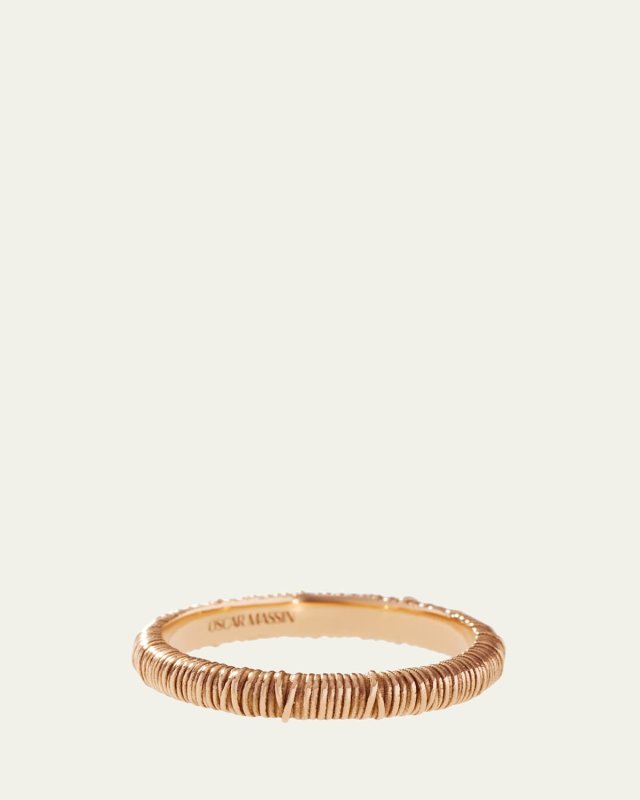 Filigree 18K Recycled Yellow Gold Ring