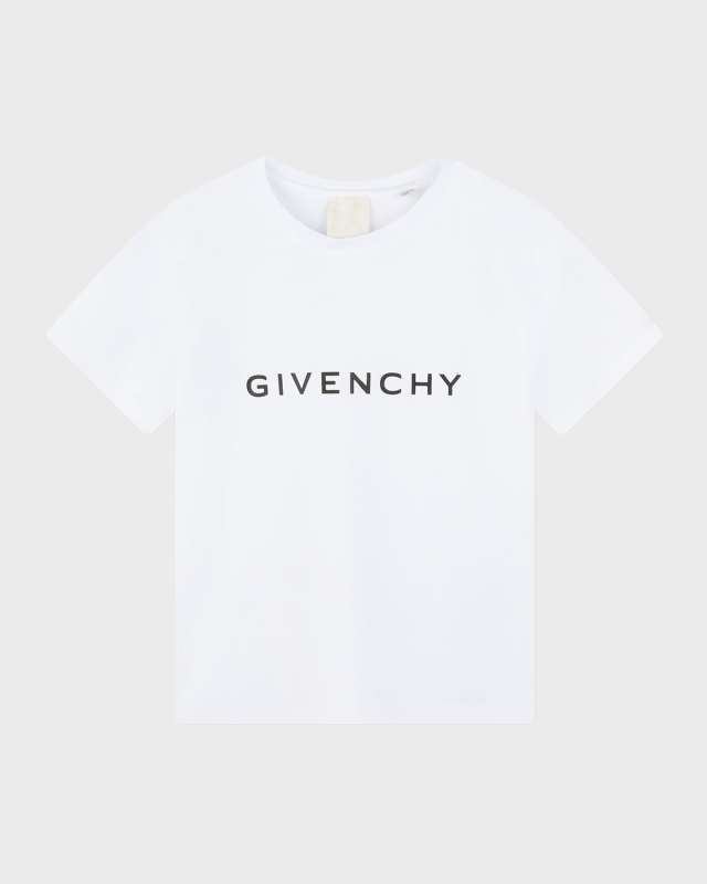 Boy's Classic Logo-Print T-Shirt, Size 6-12