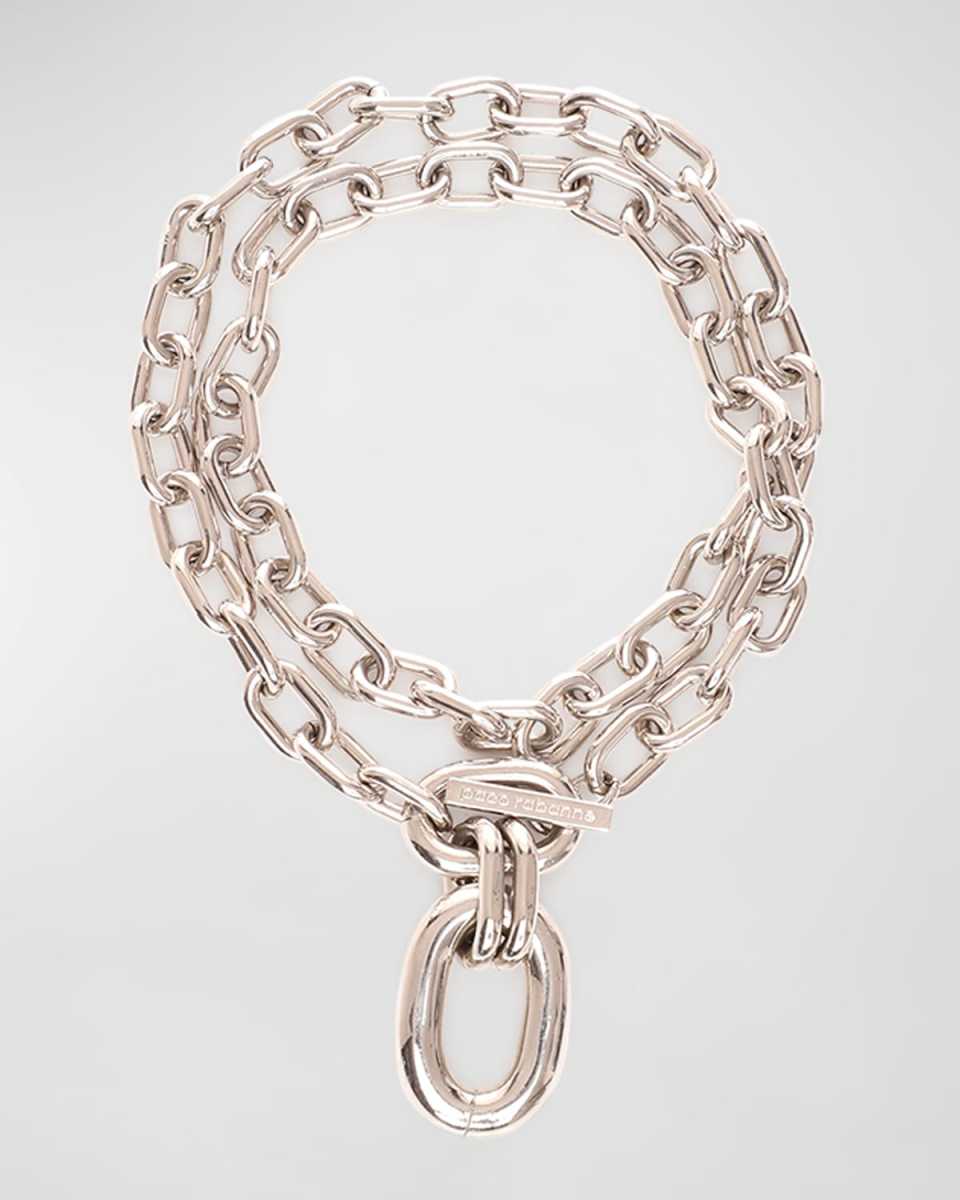 XL Chain-Link Pendant Necklace