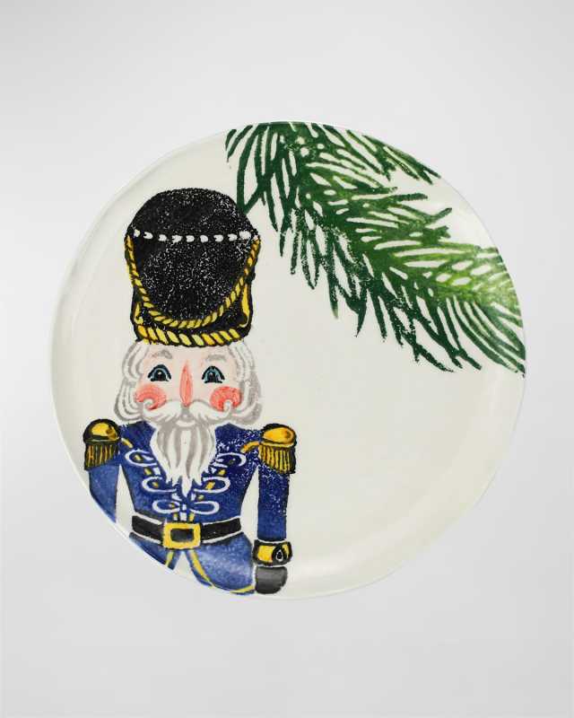 Nutcrackers Blue Salad Plate