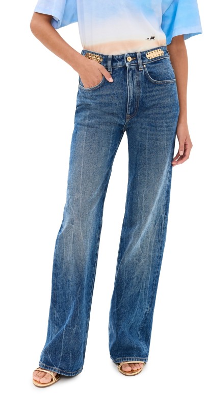 rabanne Baggy Jeans Dark Denim Stone