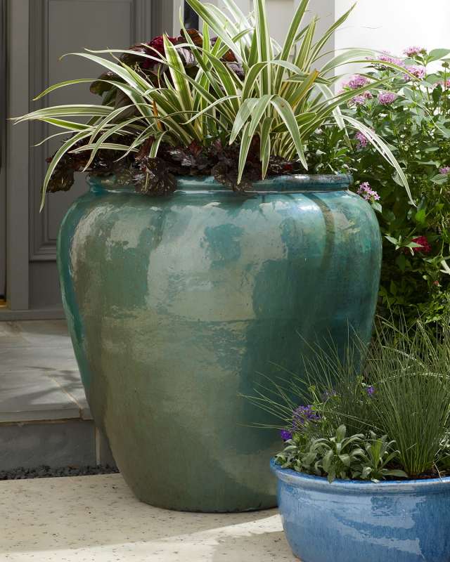 Round Ceramic Planter
