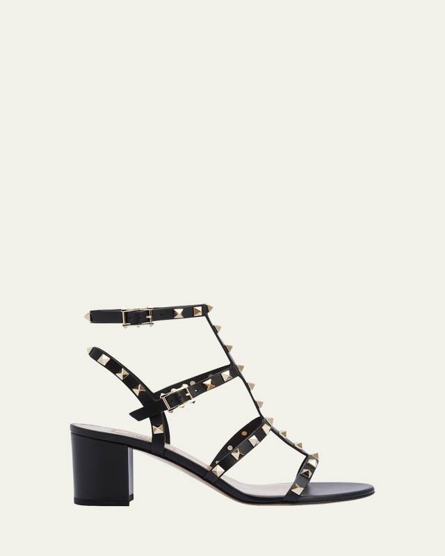 Rockstud Leather 60mm City Sandals