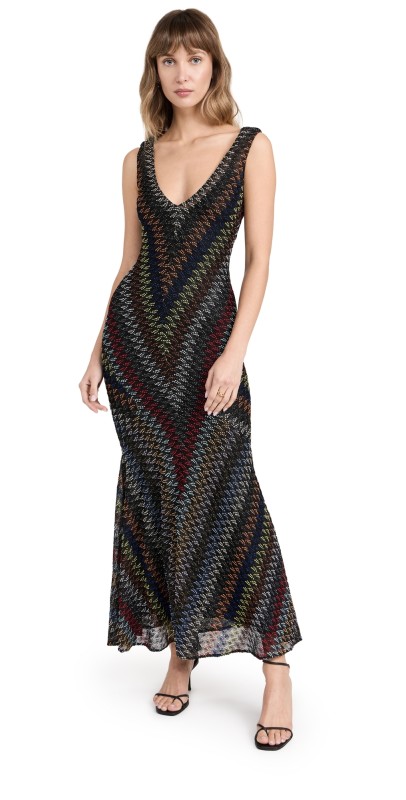 Missoni Long Dress DARK BASE / MULTICOLOR RELIEF