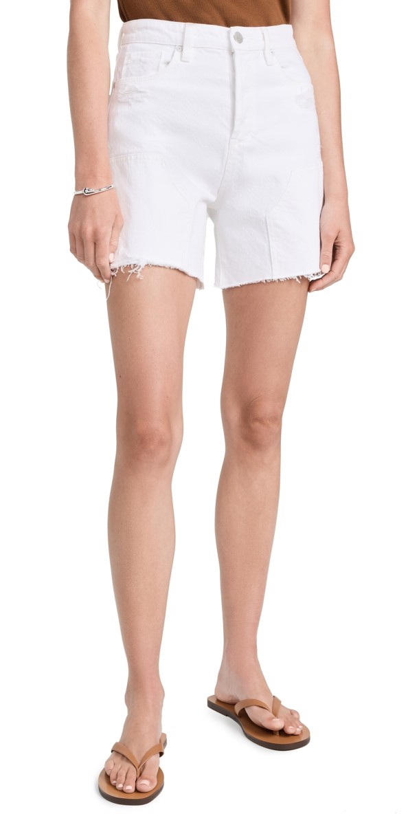 BLANKNYC See You Again Shorts White