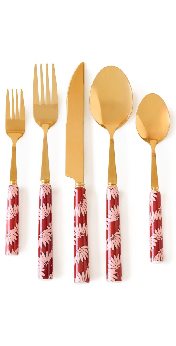 FARM Rio Copabanana Everyday Happiness Cutlery 5 Piece Set Red