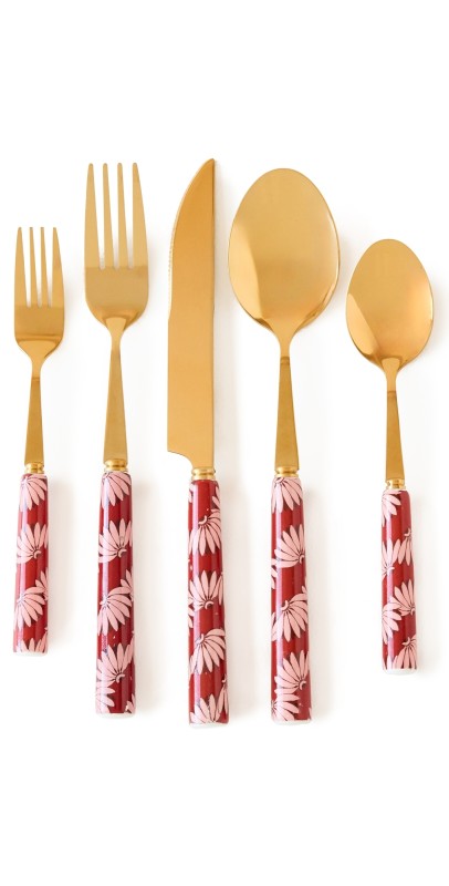 FARM Rio Copabanana Everyday Happiness Cutlery 5 Piece Set Red