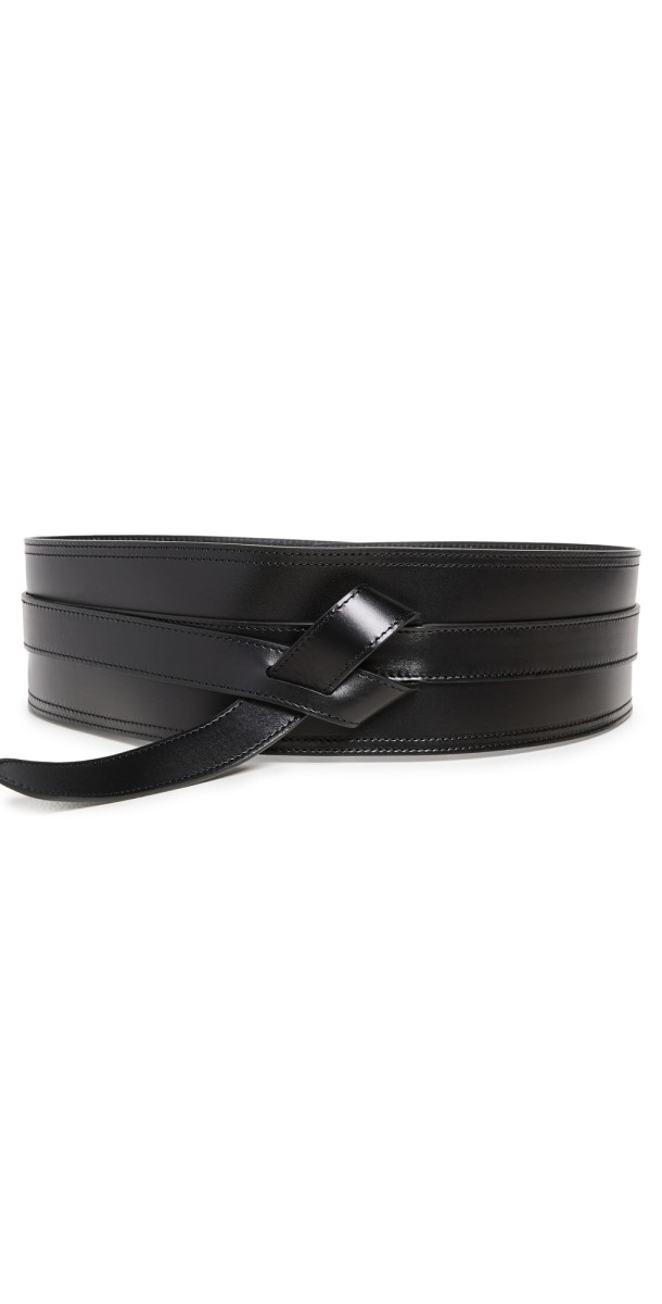 Isabel Marant Moshy Knot Belt Black