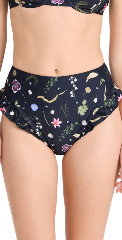 Agua by Agua Bendita Jengibre Tesoro Bikini Bottoms Multicolor
