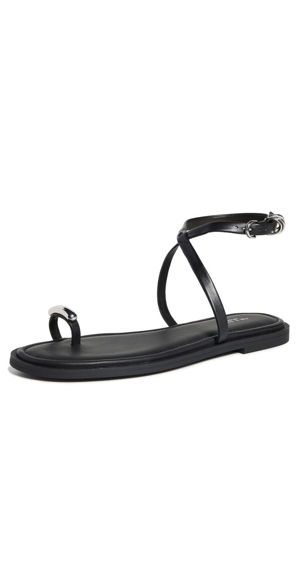 rag & bone Geo Ring Sandals Black