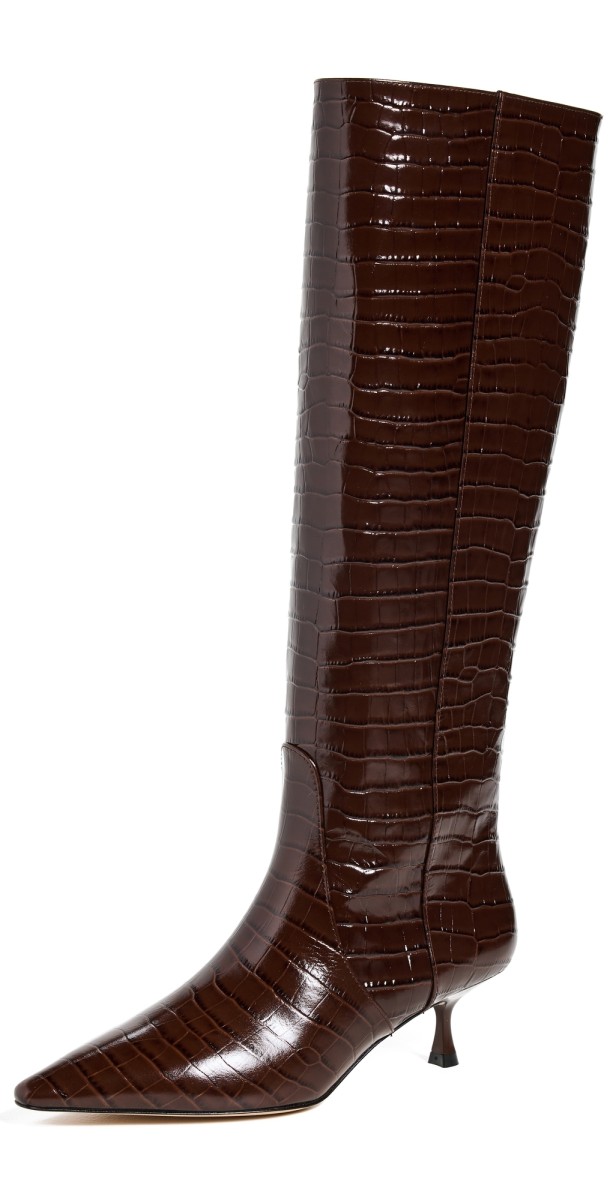 Stuart Weitzman Naomi Boots 50mm Walnut