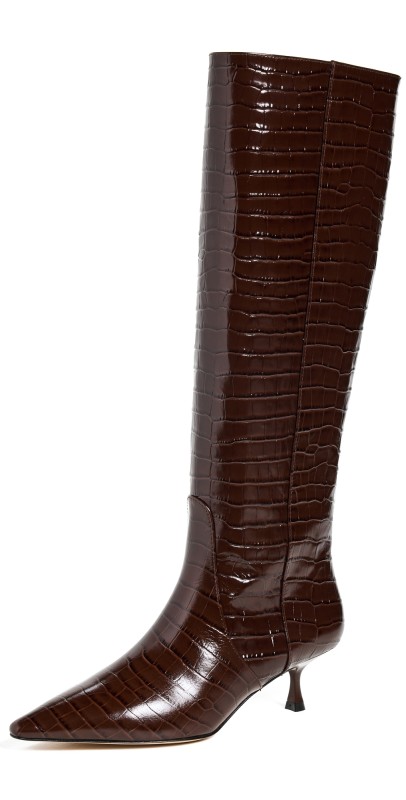 Stuart Weitzman Naomi Boots 50mm Walnut