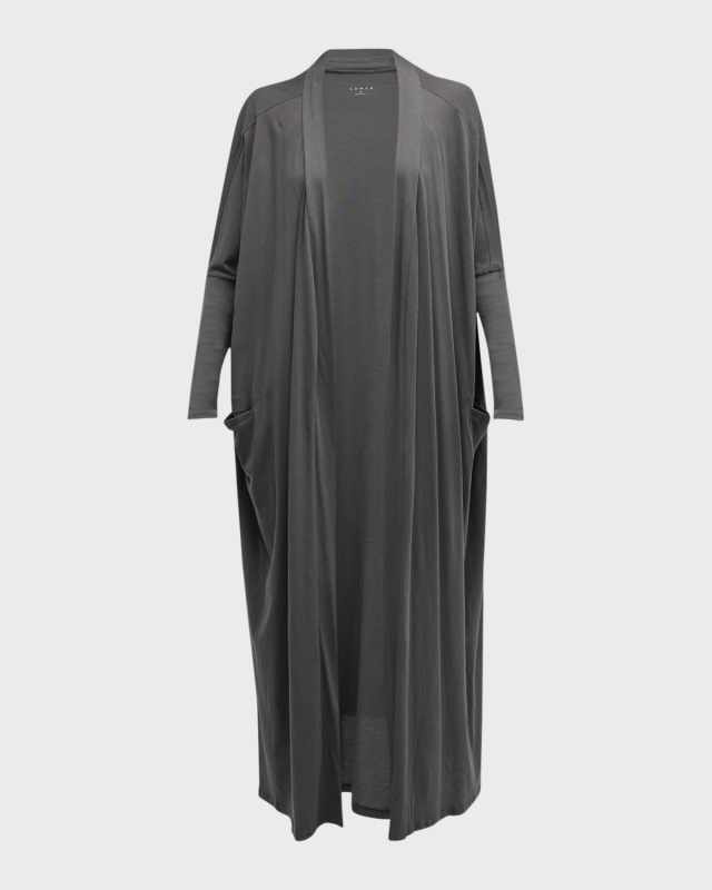 Organic Pima Long Cardigan