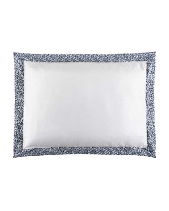 Malone Boudoir Sham, White/Bl