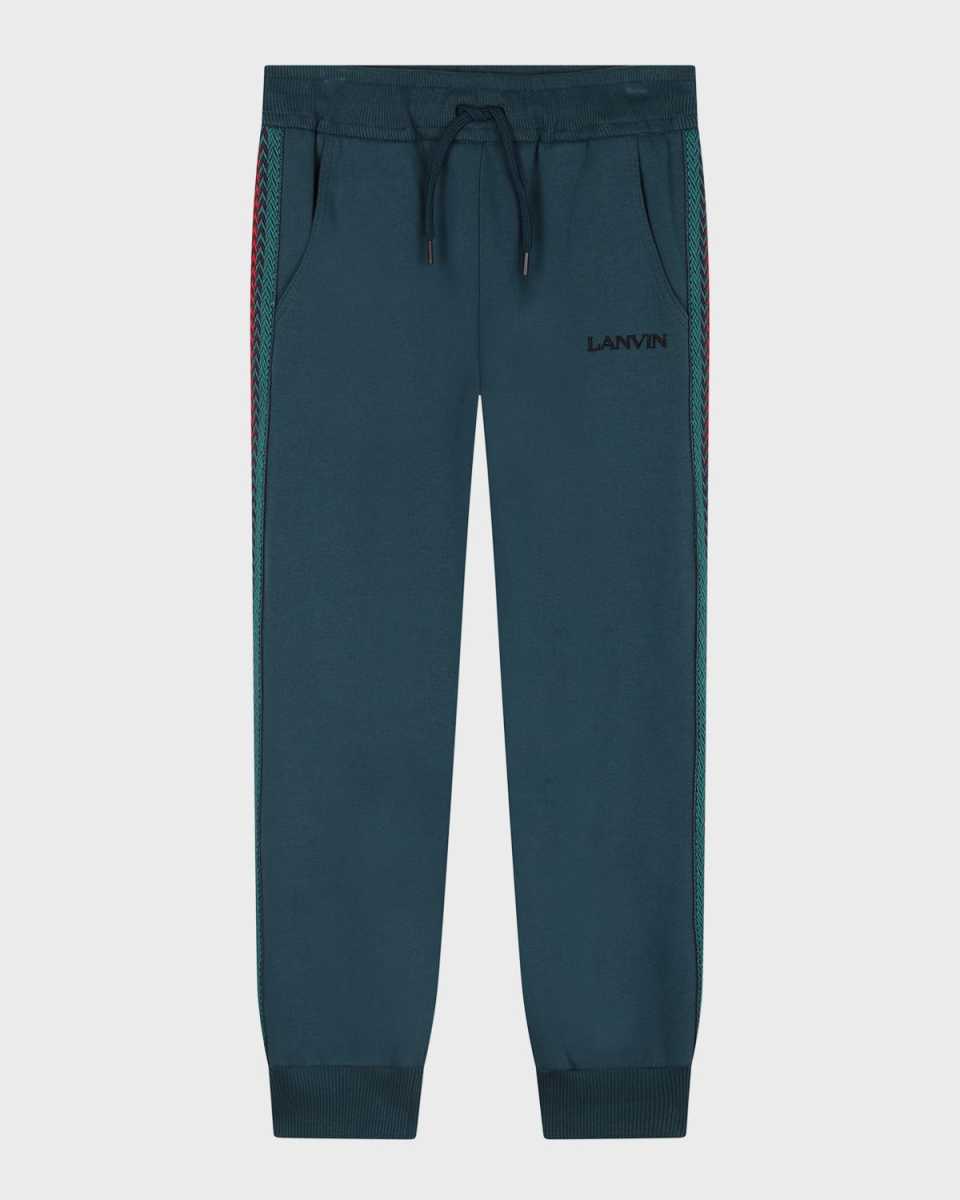 Boy's Logo-Print Track Suit Pants, Size 8-14