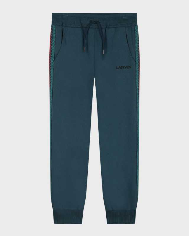Boy's Logo-Print Track Suit Pants, Size 8-14