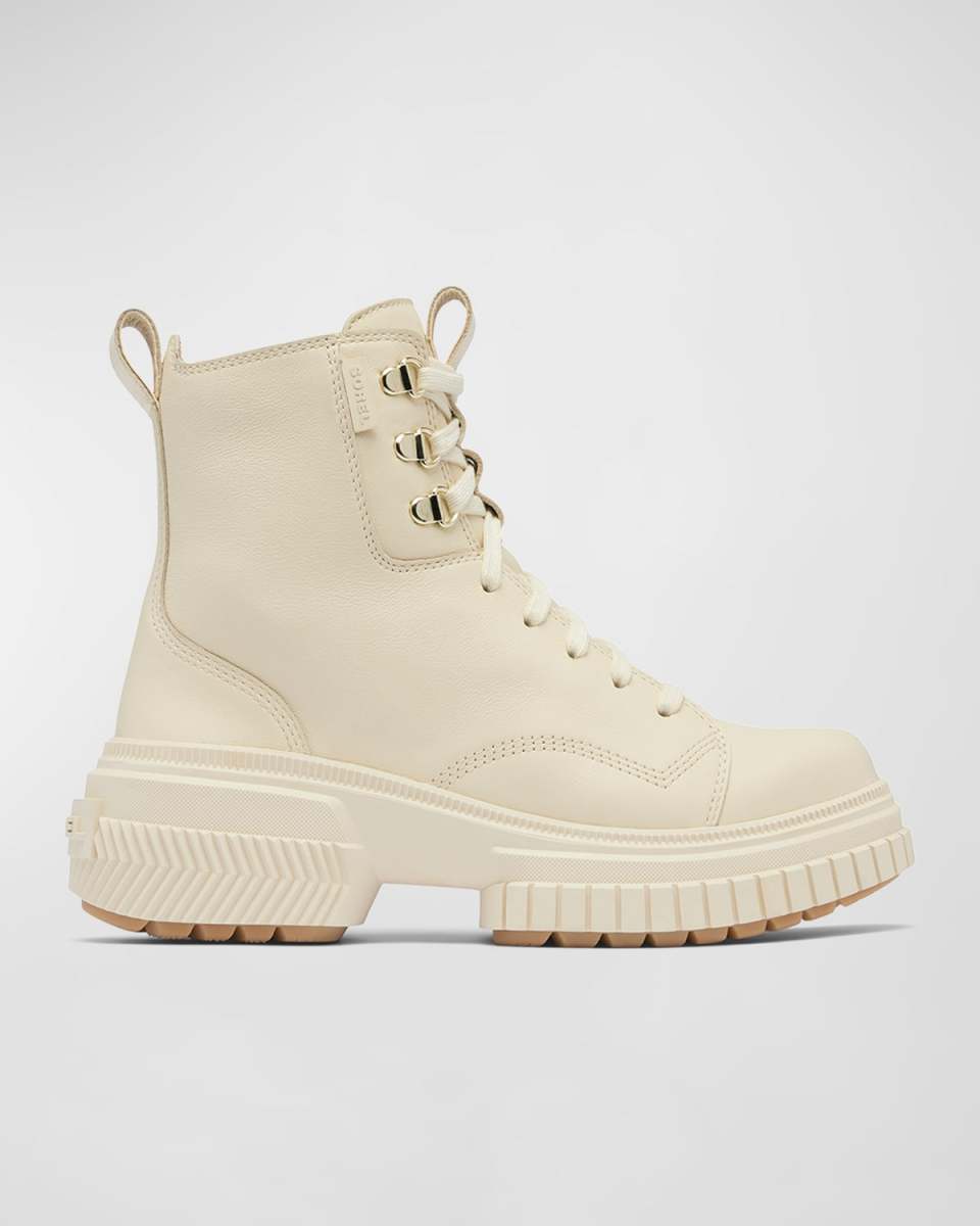 Ona Ave Waterproof Leather Lace-Up Boots