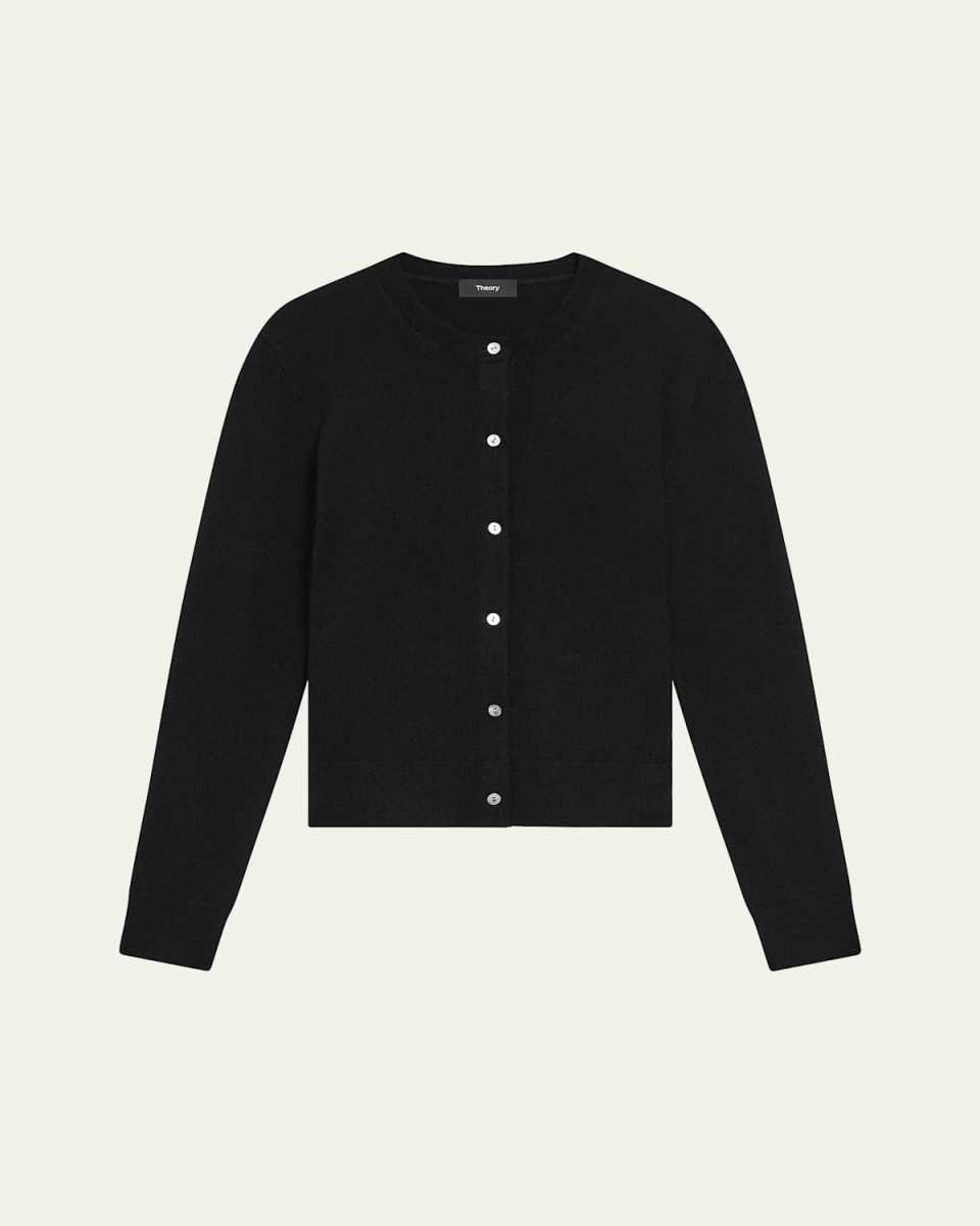 Cashmere Cropped Cardigan Sweat