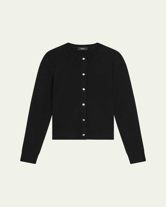 Cashmere Cropped Cardigan Sweat