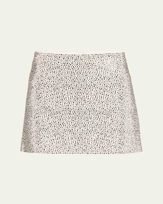 Riley Sequined A-Line Mini Skirt