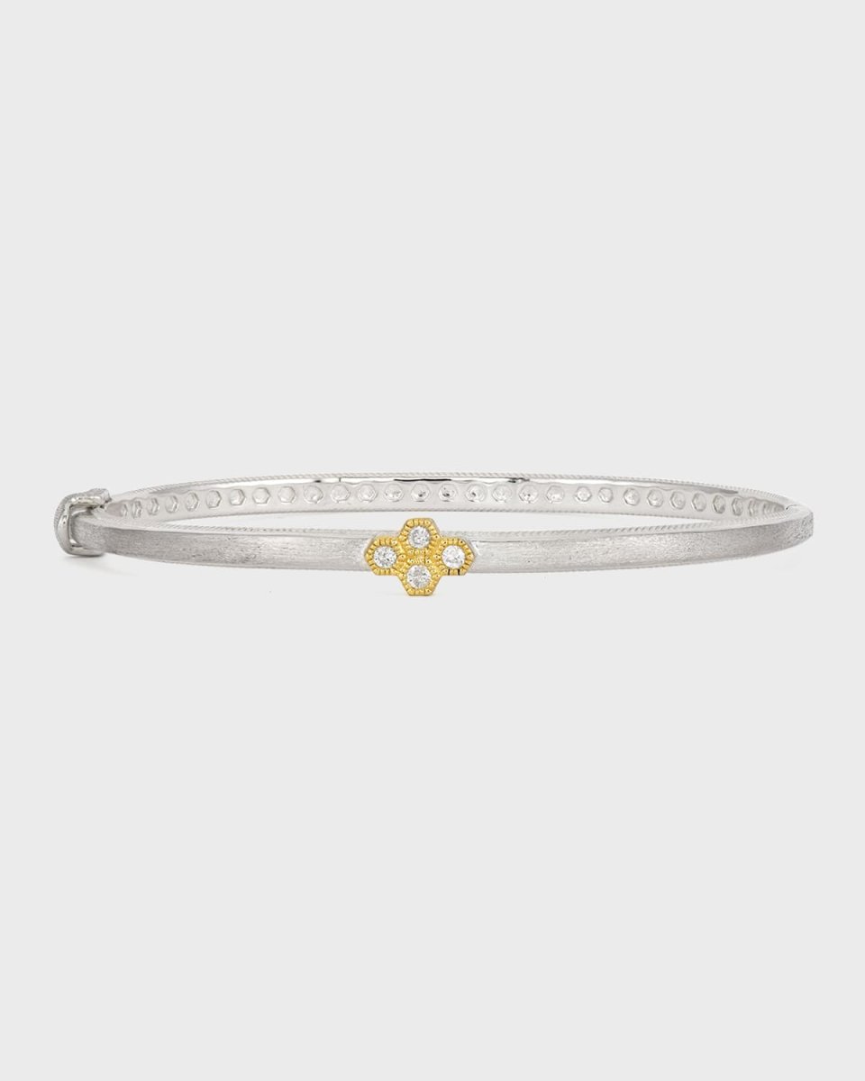 Mixed Metal Provence Hexagon Quad Bangle