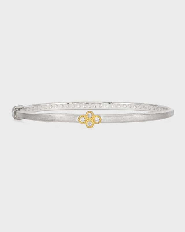 Mixed Metal Provence Hexagon Quad Bangle