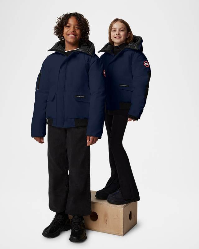 Kid's Chilliwack Hooded Down Bomber Jacket, Size S-L