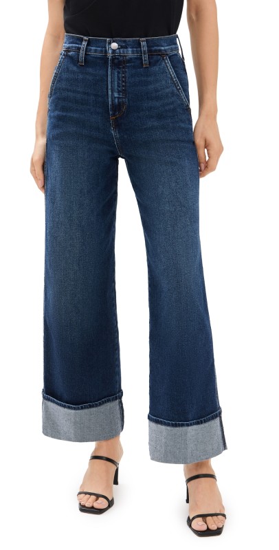 Joe's Jeans The Trixie Trousers with Wide Cuffs Double Down