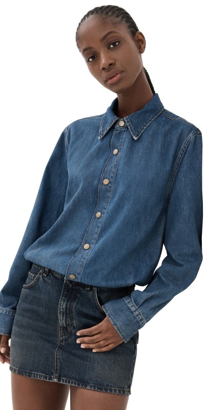HAIKURE Tia Dress Oil Blue