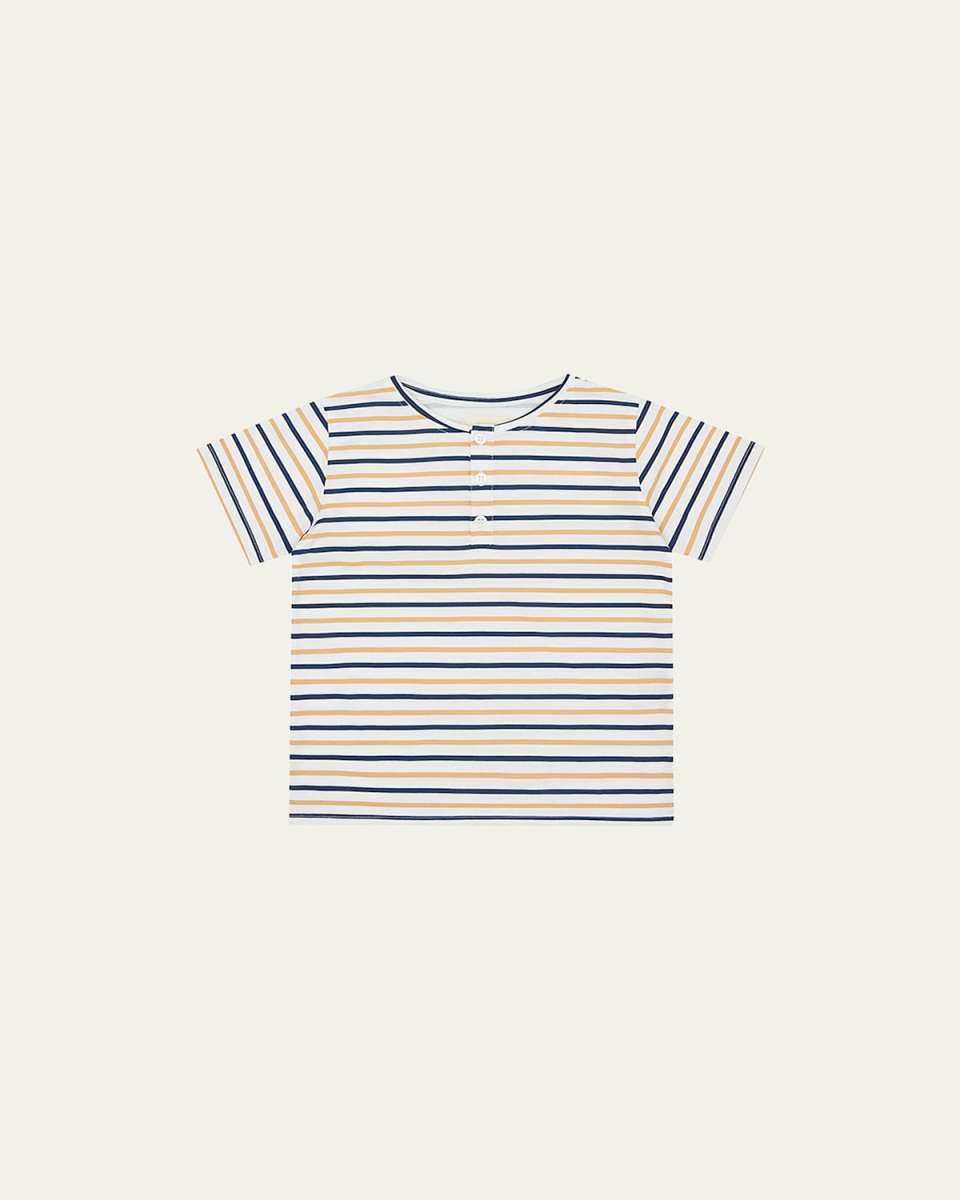 Kid's Cotton Henley Shirt, Size 1-6