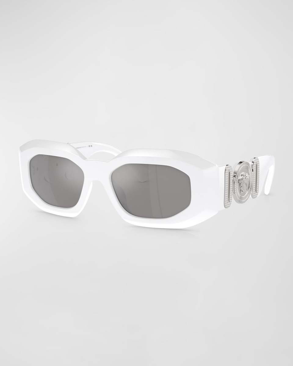 Medusa Plastic Rectangle Sunglasses