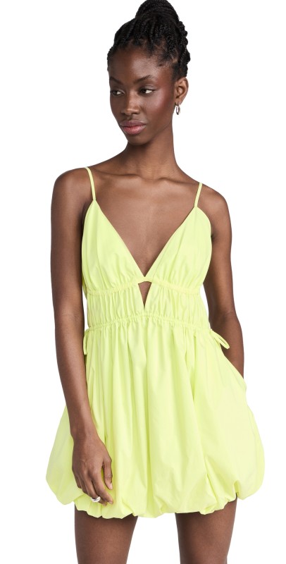 SIMKHAI Amira Mini Dress Limelight