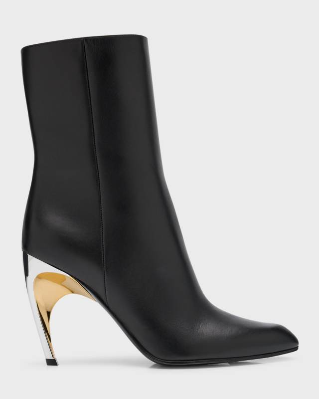 Armadillo Metal-Cap Ankle Booties