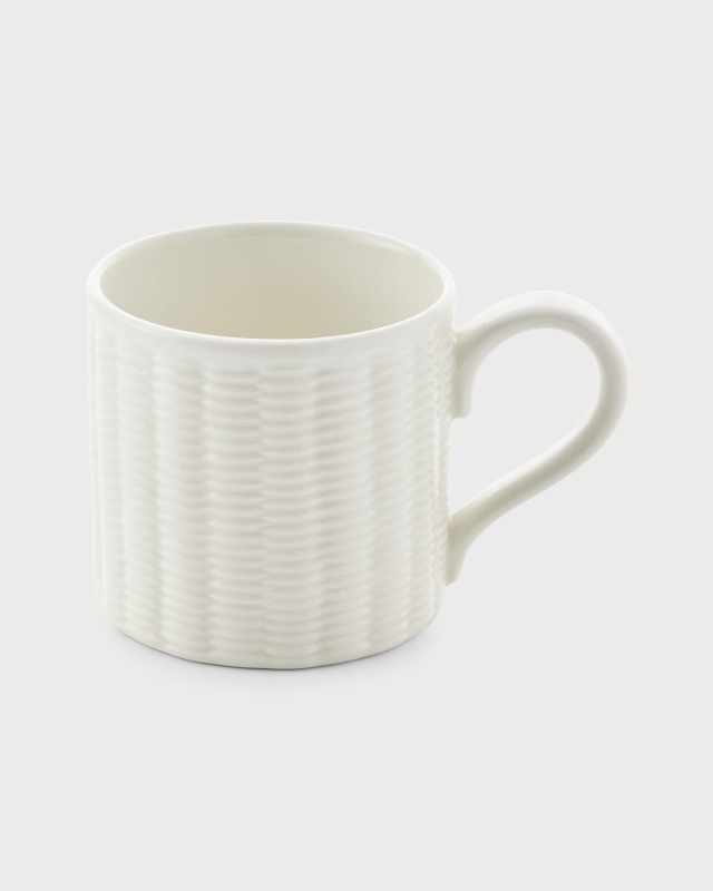 White Wicker Mug
