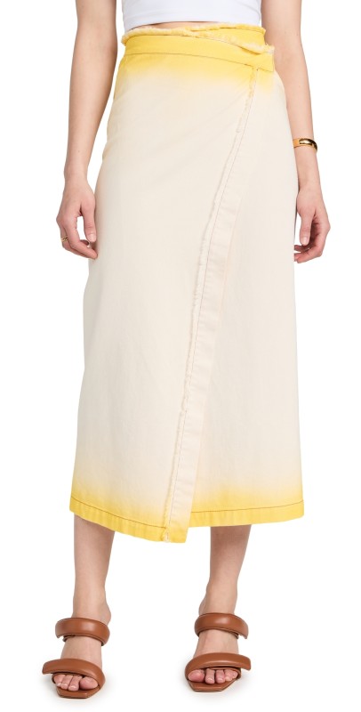 MSGM Pencil Skirt Yellow