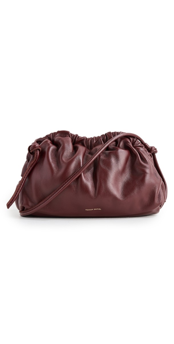 Mansur Gavriel Mini Cloud Clutch Pomegranat