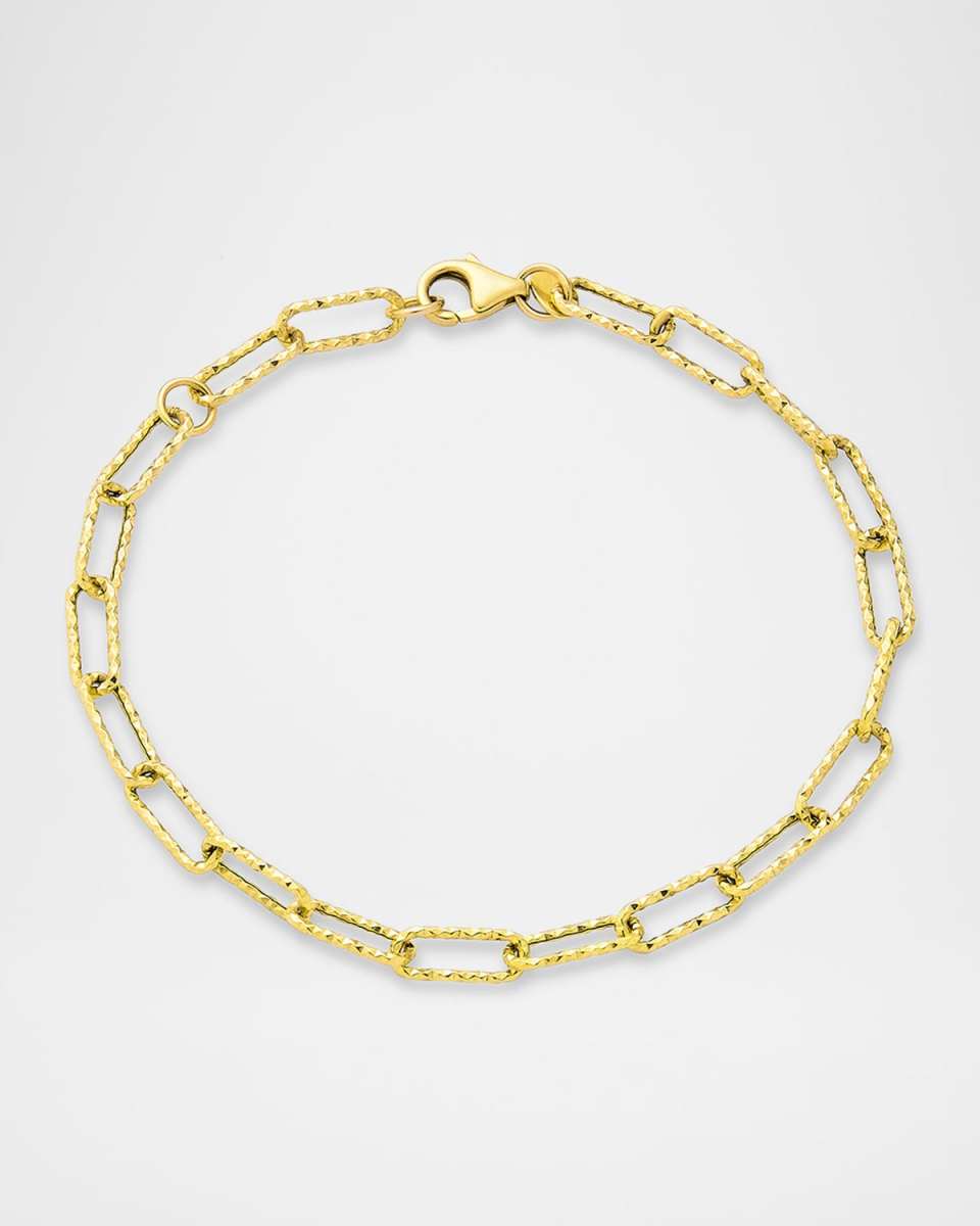 Paperclip Sparkle Chain Bracelet