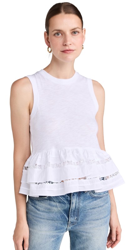 Cinq à Sept Landri Top White
