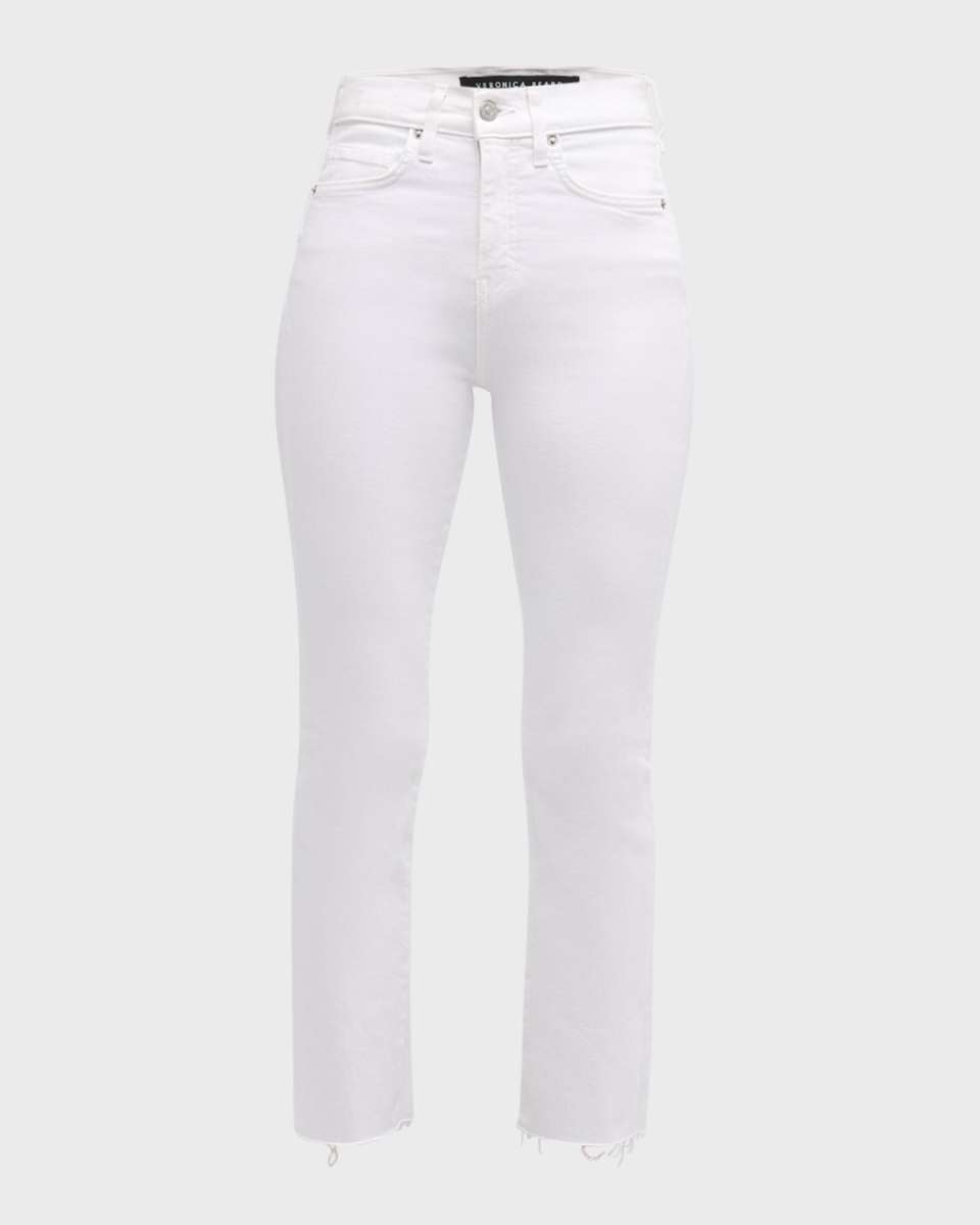 Carly Kick Flare Jeans with Raw Hem
