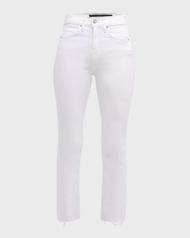 Carly Kick Flare Jeans with Raw Hem