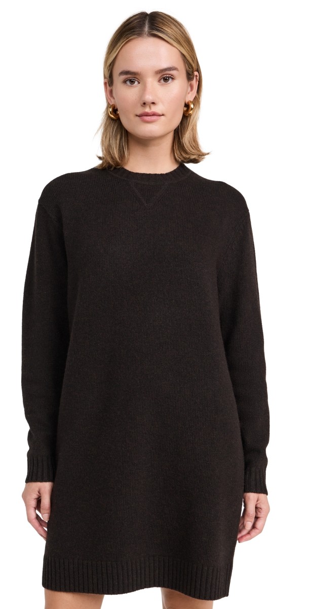 Theory Sweater Dress Mink