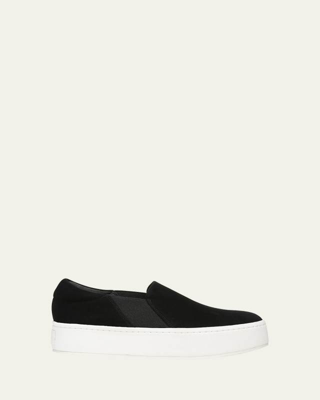 Warren Suede Platform Skate Sneakers