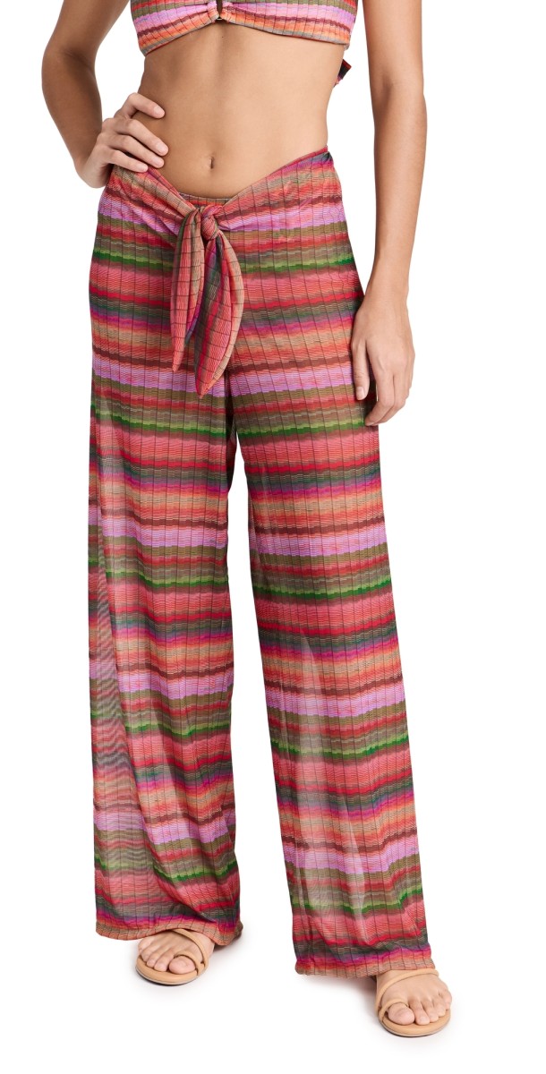 PQ Swim Waverly Tie Pants Jetty Stripe