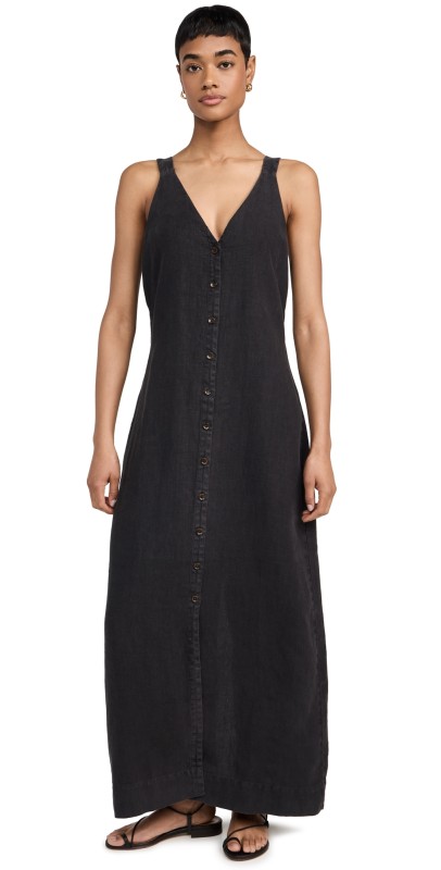 Faherty Big Sur Maxi Dress Moonless Night