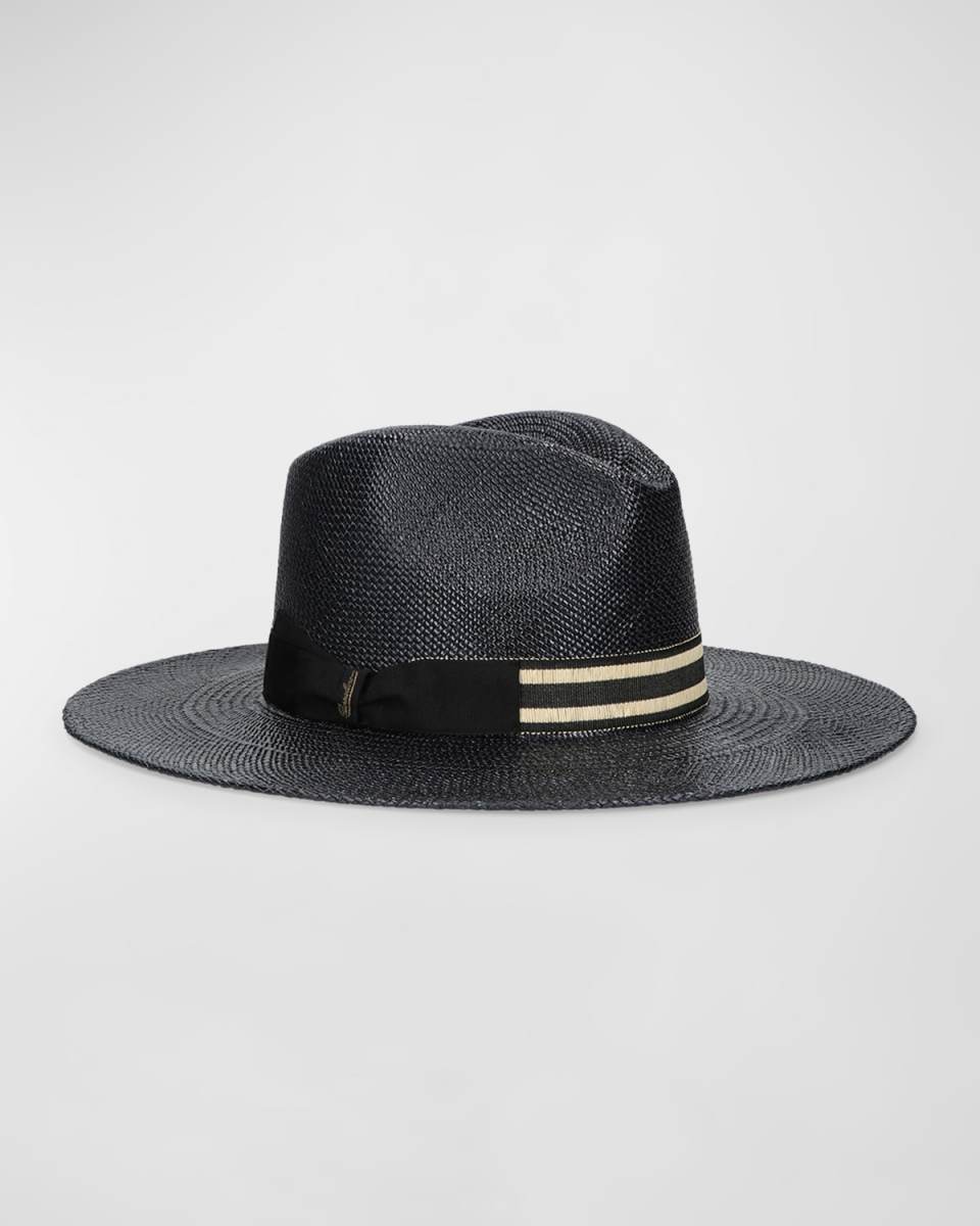 Andrea Straw Large Brim Hat