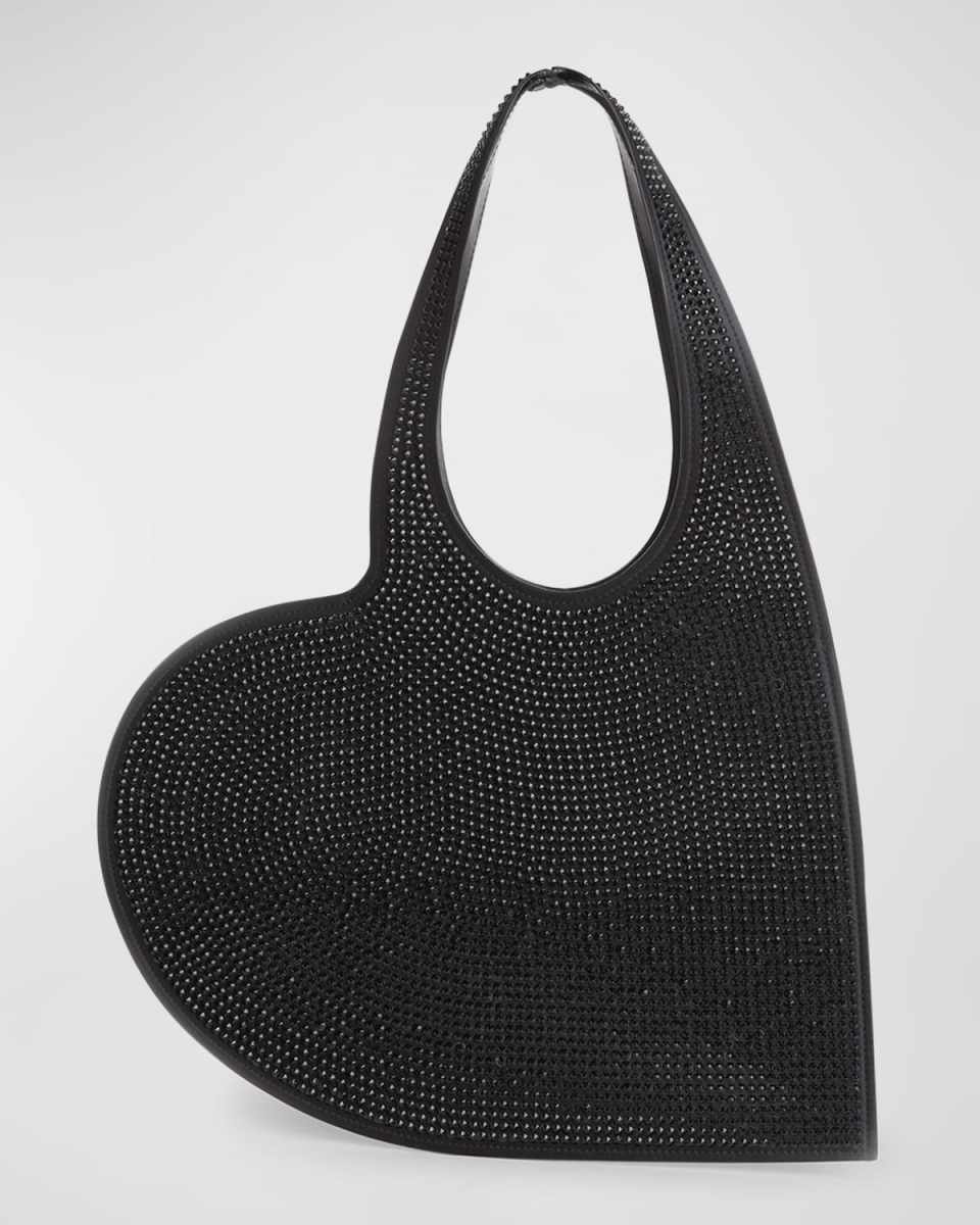 Mini Heart Crystal Tote Bag