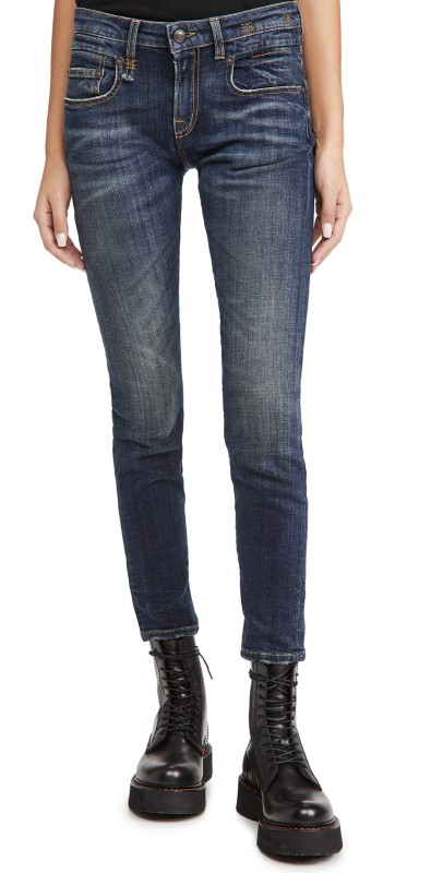 R13 Boy Skinny Jeans Howell Indigo