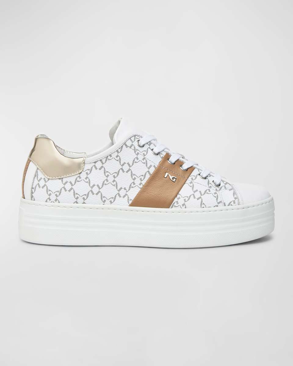 Leather Logo Skater Sneakers