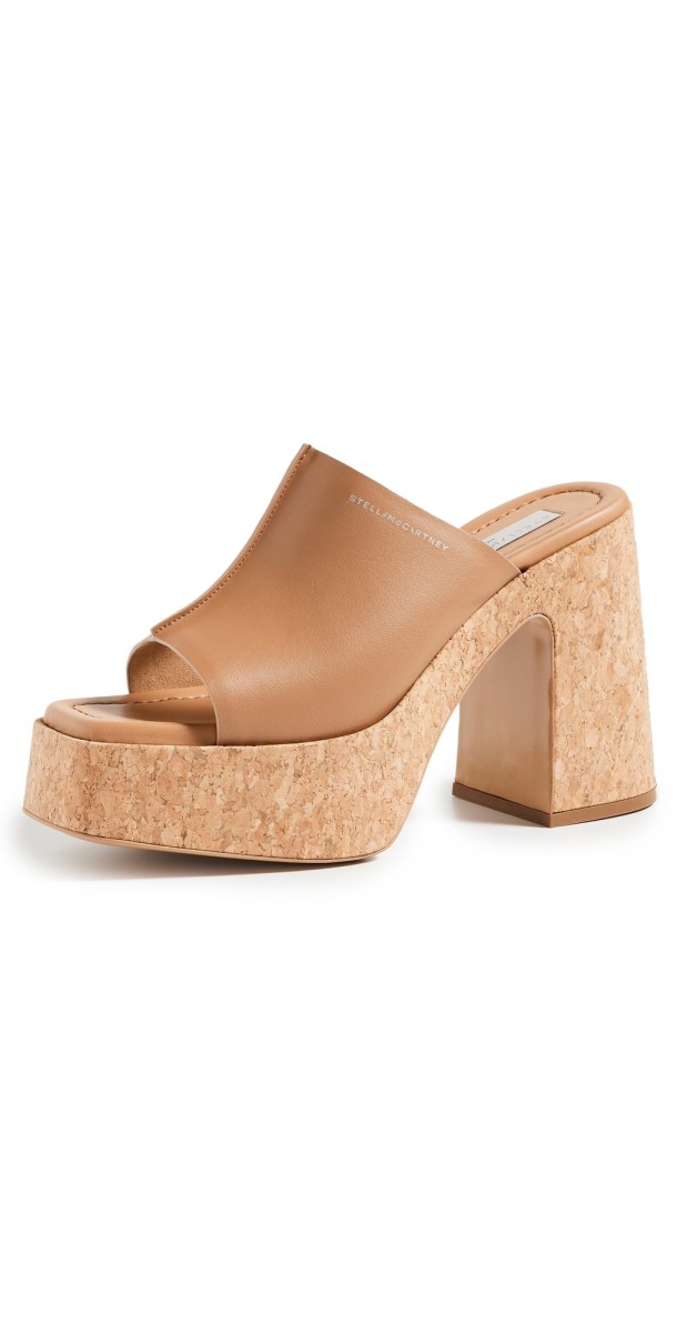 Stella McCartney Skyla Alter Sporty Mat Sandals Brandy